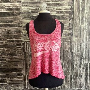 Coca Cola Original Knit racerback tank top Women’s size large Vintage Y2K vibe